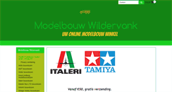 Desktop Screenshot of modelbouwwildervank.nl