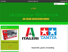 Tablet Screenshot of modelbouwwildervank.nl